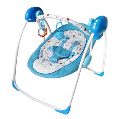 China Adjustable Newborn-to-Toddler Chair Music Baby Cradle Electric Soothing Swing Rocking Chair for sale