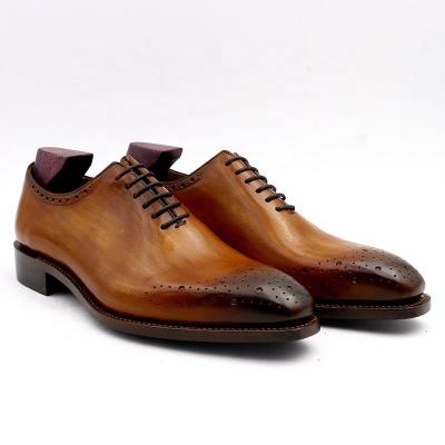 China 07 Co. Ox Deodorization Elegant Shoes High Quality Formal Men's Handmade Oxford Leather Shoes for sale