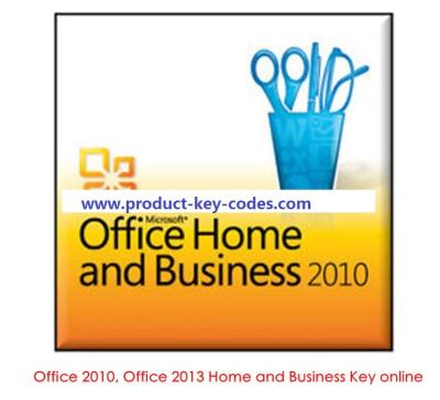 China Códigos chaves do produto de Microsoft Office para Microsoft Office transferência de 2010 home e do negócio à venda