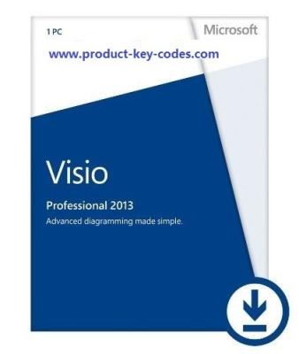 China Visio Professional Microsoft Office 2013 Key Code , 32bit and 64bit OEM FPP Key for sale