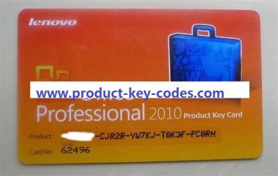 China cartão 2010 chave do pro produto do profissional do Microsoft Office para Lenovo à venda