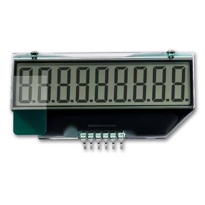 China Custom Mono 7 Segment LCD 3V TN LCD Display 6 Digit TSG094-F-T for sale