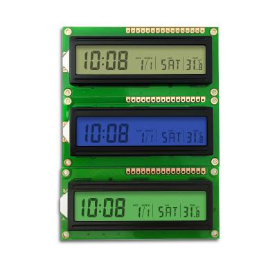 China Custom 16x2 STN Transflective COB 7 Segment Monochrome LCD Screen Display 80*36*13 for sale