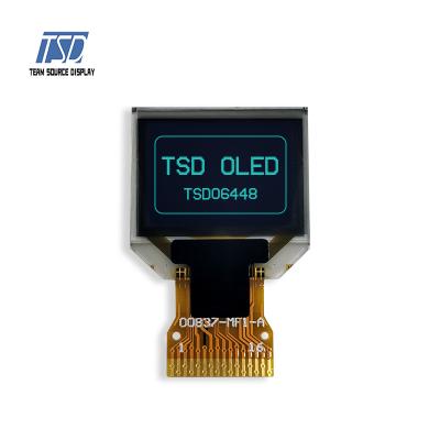 China Custom Monochrome LCD Display Screen 0.66 Inch 64x48 SPI 16 Pins White Color SSD1306BZ IC OLED Display Module Board 0.66 Inch for sale