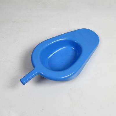 China PP Upgrade Plastic Blue Bedpan With Handle For Men And Women for sale