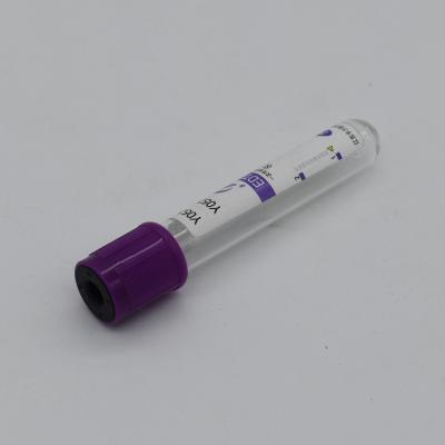 China PET+GLASS K3 EDTA Vacuum Blood Test Tube for sale