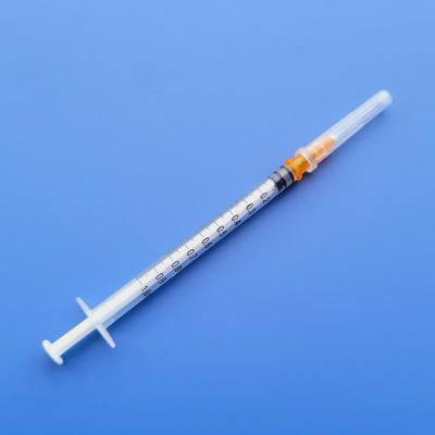 China Medical Consumable Hypodermic Injection Luer Lock 1ml Disposable Syringe for sale