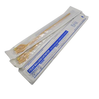 China Sterile Latex Size 20Fr 3 Ways Latex Foley Balloon Catheter (100% Silicone Coated) for sale