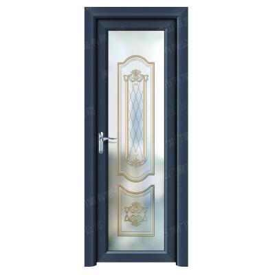 China Waterproof Aluminum Bathroom Doors With Glass for sale