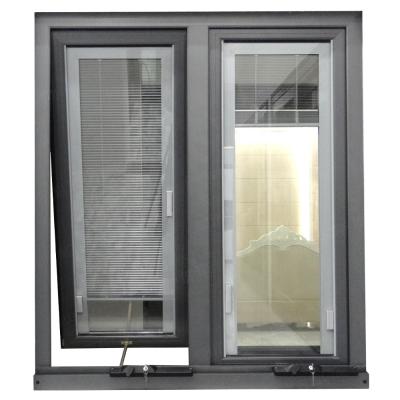 China Beautiful Bathroom Aluminum Swing Window Design Single Hung Window for sale