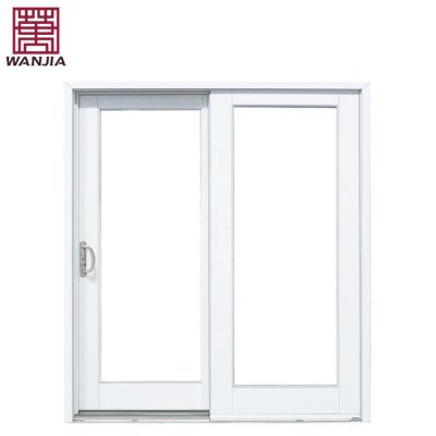 China WANJIA waterproof modern homes water proof upvc luxury bathroom sliding door for sale