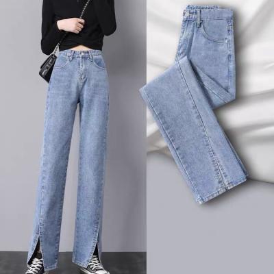 China QUICK DRY hot orders in Europe and America women's jeans in 2023 fashion casual washed jeans for sale