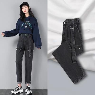 China 2023 Falls QUICK DRY blue flared jeans women's new elastic slim fit high-waisted and soft horseshoe flared pants for sale