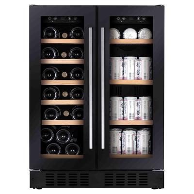 China Hotel Household Commercial 38 Bottles Drink Refrigerator 116L Wine Cabinet Temperature Control Cellar Smart Door Wine Cooler 2 for sale