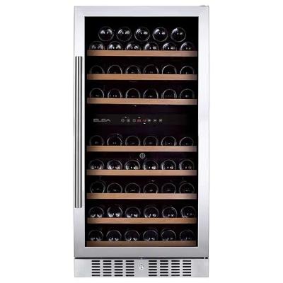 China Hotel Vinopro 270L Wine Cellar Compressor Fridge Luxury Wine Glass Beam Chiller 94 Bottles Wine Fridge for sale