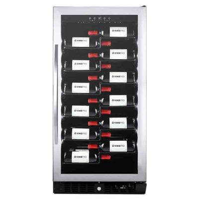 China Hotel Vinopro Factory Custom Cooler 158L Compressor Fridge 70 Bottles Wine Fridge Single Zone With CE/CB/PSE for sale