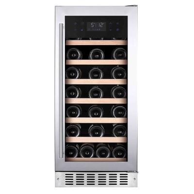 China Hotel Vinopro 91L Custom Compressor OEM Free Standing 37 Bottle Smart Wine Cooler Built In Cellar Fridge for sale