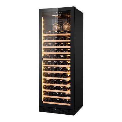 China Custom Design Fashion Hotel Vinopro Quality Cellar Refrigerators 330L Compressor 194 Bottles Electric Wine Cooler for sale