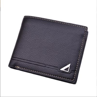 China Wholesale Waterproof PU Leather Men's Wallet Business Card Holder Fashion Short Wallet for sale