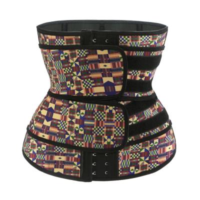 China Adult Double Waist Trainer Compression Latex Waist Trainer Slimming Belt Waist Trainer Adult Abdominal Belt for sale