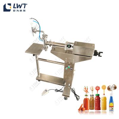 China Pure pneumatic floor-standing liquid filling machine for sale