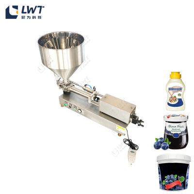 China Semi-automatic paste filling machine automatic filling machinery for sale