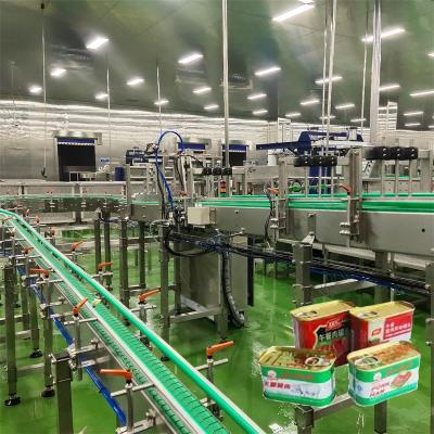 China Línea automática de producción de carne de cordero enlatada Línea de producción de carne de vacuno enlatada en venta