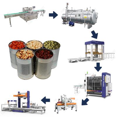 Китай Автоматическая консервированная машина для заполнения и уплотнения консервированных бобов продается