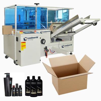 China Custom Vertical Automatic Hot Melt Glue Carton Case Box Erector Tape Sealer Machine for sale