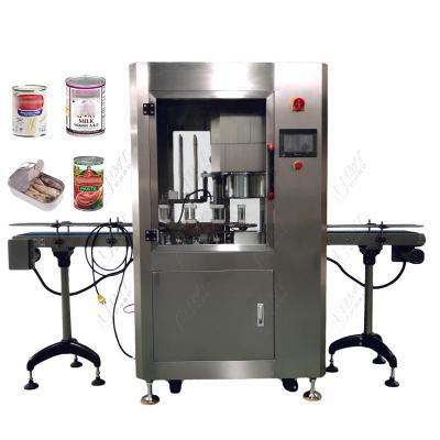 China Aluminum Tomato Canning Machine Milk Powder Nitrogen Tin Can Seaming Machine for sale