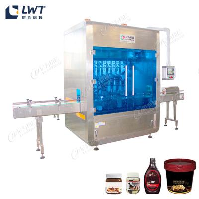 China Mayonnaise / Chili / Tomato / Chocolate / Fruit Jam Sauce Filling Production Line Labeling And Sealing Machine for sale