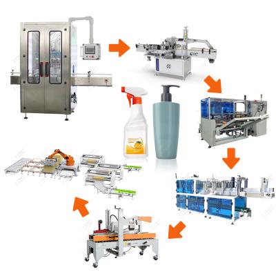 China Auto Filling Production Lines for Bottle Production and Weighing System à venda