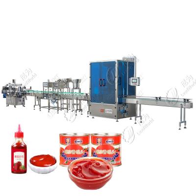 China 1500 KG Tomatenpasta Verwerkingsmachine Leadworld Chilli Sauce Honing Filling Machine Te koop