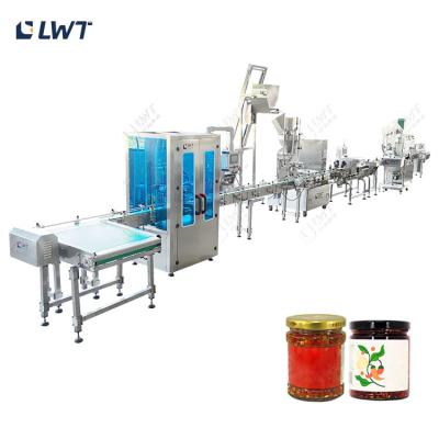 China 3000BPH Canned Chili Crisp Filling Production Lines CE Certified for sale