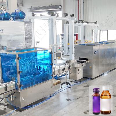 China SUS304 6000BPH 30ml Syrup Filling Production Lines Liquid Filling Machine CE for sale