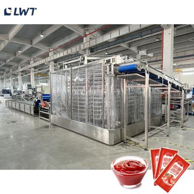 China Bag Tomato Sauce Cooling And Drying Production Line for sale