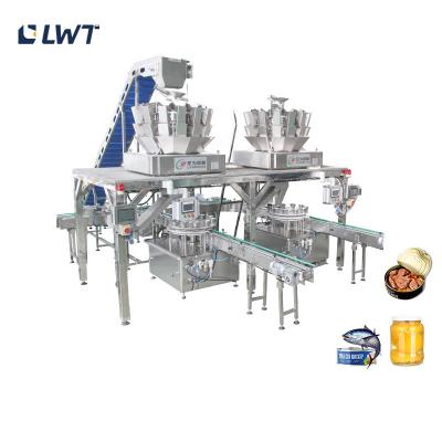 China Automatic Sardines Can Filling Machines 1.5KW Power Consumption for sale