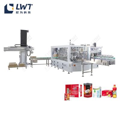 China 36000BPH Boxed Juice Packaging Production Line CE for sale