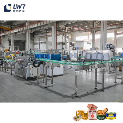 China 2T/H Pet Canned Food Production Line Equipment Meat Canning Food Line CE for sale