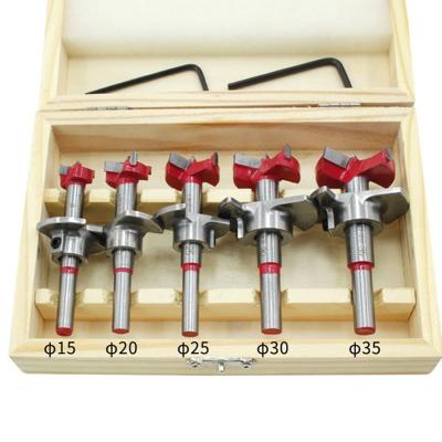 China 5Pcs Metal Drilling Machine Woodworking Cutter Drill Bit Hole Boring Saw Set With Box Sierra De Agujero Lochsage Wood for sale