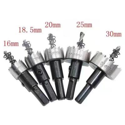 China Fiberboard Carbide Hole Saw Cutting Kit Metal Hole Saw Set Hole Cutter Metal Drill Bit Opener Cutter Tool for sale