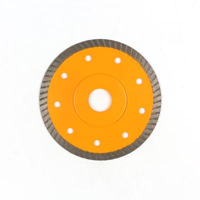 China Turbo Diamond Saw Blade Granite Marble Cutting Disc Porcelain Tile Ceramic Blades With Flange Hoja De Sierra De Diamante 7/8IN for sale