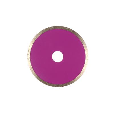 China 7/8IN Wet Rim Diamond Saw Disc Continuous Cutting Sheet Circular Cutting Disc for sale