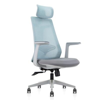 China Mesh Swivel High Back Computer Swivel Chair With Lumbar Support Modern Home Office Chairs Office Furniture for sale