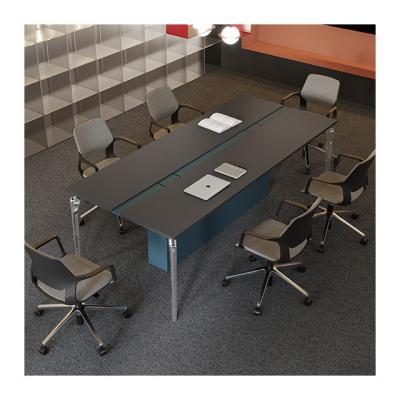 China 2022 Foshan Factory Price Latest Expandable Economical Finished Desk Meeting Training Desk Styles Conference Table Customized for sale