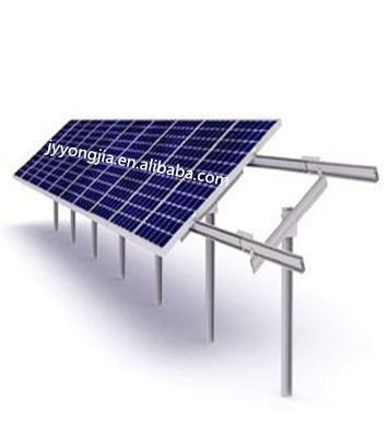 China Post Commercial Single Solar Panel Ground Mounting Structure for sale