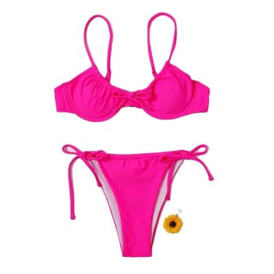 China 2022 Classic Strap Butterfly Design Breathable Beach Bikini Swimwear for sale