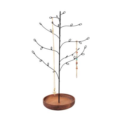 China Showing Custom Merchandise Accesory Jewelry Ear Tree Display Stand L Display Rack Retail Store Shelves for sale