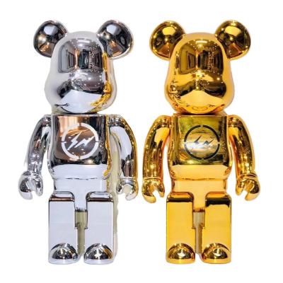 China Artwork Bearbrick Bearbrick Hiroshi Fujiwara Lightning Hand Sculpture Hot Selling Violent Trend For Gift Home Table Decoration for sale