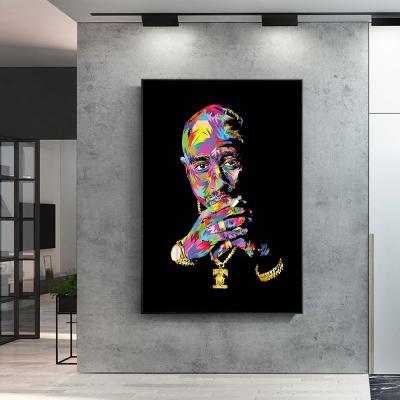 China Abstract Black Art Boy Gift Room Decor Wall Sticker Canvas Painting Kobe Bryant Sport Basketball Superstar Graffiti Fans (No View) for sale